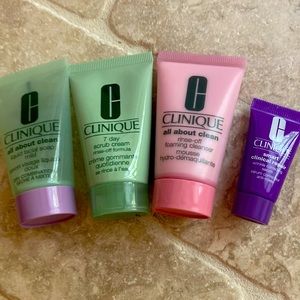 Clinique 8 different samples with bag- Take the Day off and more!